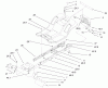 Toro 71209 (13-32XLE) - 13-32XLE Lawn Tractor, 2001 (210000001-210999999) Ersatzteile FRAME & BODY ASSEMBLY