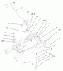 Toro 71209 (13-32XLE) - 13-32XLE Lawn Tractor, 2001 (210000001-210999999) Ersatzteile SHIFTING COMPONENTS ASSEMBLY