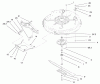 Toro 71209 (13-32XLE) - 13-32XLE Lawn Tractor, 2002 (220010001-220999999) Ersatzteile 32" DECK COMPONENTS ASEMBLY
