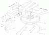 Toro 71209 (13-32XLE) - 13-32XLE Lawn Tractor, 2002 (220010001-220999999) Ersatzteile 32" DECK COMPONENTS ASSEMBLY