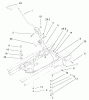 Toro 71209 (13-32XLE) - 13-32XLE Lawn Tractor, 2002 (220010001-220999999) Ersatzteile SHIFTING COMPONENTS ASSEMBLY