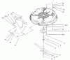 Toro 71209 (13-32XLE) - 13-32XLE Lawn Tractor, 2003 (230000001-230999999) Ersatzteile 32IN DECK COMPONENT ASEMBLY
