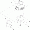 Toro 71209 (13-32XLE) - 13-32XLE Lawn Tractor, 2004 (240000001-240999999) Ersatzteile ENGINE SYSTEM COMPONENT ASSEMBLY