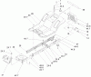 Toro 71209 (XL 320) - XL 320 Lawn Tractor, 2005 (250000001-250005000) Ersatzteile FRAME AND BODY ASSEMBLY