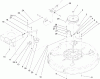 Toro 71209 (XL 320) - XL 320 Lawn Tractor, 2006 (260000001-260999999) Ersatzteile 32 INCH DECK BLADE DRIVE AND BRAKE ASSEMBLY