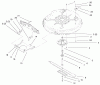 Toro 71209 (XL 320) - XL 320 Lawn Tractor, 2006 (260000001-260999999) Ersatzteile 32 INCH DECK COMPONENT ASSEMBLY