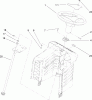 Toro 71209 (XL 320) - XL 320 Lawn Tractor, 2006 (260000001-260999999) Ersatzteile FIXED STEERING ASSEMBLY