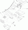 Toro 71209 (XL 320) - XL 320 Lawn Tractor, 2006 (260000001-260999999) Ersatzteile HOOD AND TOWER ASSEMBLY