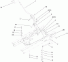 Toro 71209 (XL 320) - XL 320 Lawn Tractor, 2006 (260000001-260999999) Ersatzteile SHIFTER ASSEMBLY