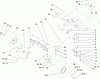 Toro 71209 (XL 320) - XL 320 Lawn Tractor, 2006 (260000001-260999999) Ersatzteile STEERING COMPONENT ASSEMBLY