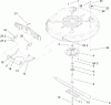 Toro 71209 (XL 320) - XL 320 Lawn Tractor, 2007 (270000001-270999999) Ersatzteile 32 INCH DECK COMPONENT ASSEMBLY