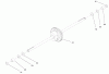 Toro 71212 (17-44HXL) - 17-44HXL Lawn Tractor, 2000 (200000001-200999999) Ersatzteile HYDRO TRANSAXLE ASSEMBLY #3
