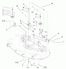 Toro 71212 (17-44HXL) - 17-44HXL Lawn Tractor, 2000 (200000001-200999999) Ersatzteile IDLER & BRAKE ASSEMBLY