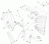 Toro 71212 (17-44HXL) - 17-44HXL Lawn Tractor, 2000 (200000001-200999999) Ersatzteile STEERING COMPONENTS ASSEMBLY