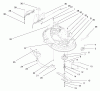 Toro 71215 (14-38HXL) - 14-38HXL Lawn Tractor, 1997 (7900001-7999999) Ersatzteile DECK ASSEMBLY (38" CUTTING UNIT)