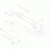 Toro 79103 - 38" Twin Bagger, XL Series Lawn Tractors, 2010 (310000001-310999999) Ersatzteile MOUNTING BRACKET ASSEMBLY