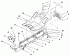 Toro 71218 (16-44HXL) - 16-44HXL Lawn Tractor, 1996 (6900001-6999999) Ersatzteile FRAME ASSEMBLY