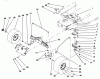 Toro 71218 (16-44HXL) - 16-44HXL Lawn Tractor, 1996 (6900001-6999999) Ersatzteile FRONT AXLE ASSEMBLY