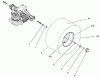 Toro 71218 (16-44HXL) - 16-44HXL Lawn Tractor, 1996 (6900001-6999999) Ersatzteile REAR AXLE ASSEMBLY