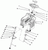Toro 71218 (16-44HXL) - 16-44HXL Lawn Tractor, 1996 (6900001-6999999) Ersatzteile STEERING ASSEMBLY