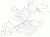 Toro 71221 (15-38HXL) - 15-38HXL Lawn Tractor, 1999 (9900001-9999999) Ersatzteile FRAME & BODY ASSEMBLY