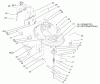 Toro 71223 (16-38XL) - 16-38XL Lawn Tractor, 2002 (220000001-220010000) Ersatzteile 38" DECK ASSEMBLY