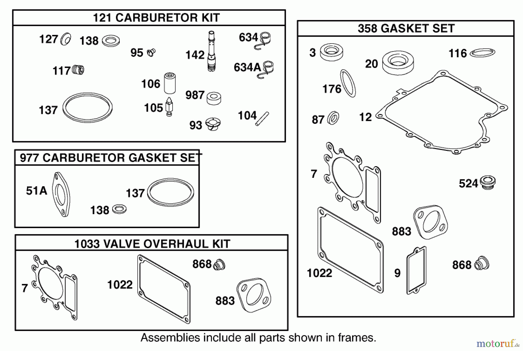  Toro Neu Mowers, Lawn & Garden Tractor Seite 1 71223 (16-38XL) - Toro 16-38XL Lawn Tractor, 2002 (220000001-220010000) ENGINE BRIGGS & STRATTON MODEL 28Q777-0690-E1 #9