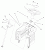 Toro 71223 (16-38XL) - 16-38XL Lawn Tractor, 2002 (220000001-220010000) Ersatzteile FIXED STEERING ASSEMBLY