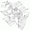 Toro 71223 (16-38XL) - 16-38XL Lawn Tractor, 2002 (220010001-220999999) Ersatzteile 38IN DECK ASSEMBLY