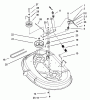 Toro 71223 (16-38XL) - 16-38XL Lawn Tractor, 2002 (220010001-220999999) Ersatzteile 38IN DECK BLADE DRIVE AND BRAKE ASSEMBLY