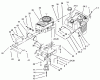 Toro 71223 (16-38XL) - 16-38XL Lawn Tractor, 2002 (220010001-220999999) Ersatzteile ENGINE ASSEMBLY