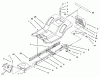 Toro 71223 (16-38XL) - 16-38XL Lawn Tractor, 2002 (220010001-220999999) Ersatzteile FRAME AND BODY ASSEMBLY