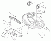 Toro 71223 (16-38XL) - 16-38XL Lawn Tractor, 2004 (240000001-240999999) Ersatzteile 38IN DECK ENGAGEMENT ASSEMBLY