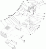 Toro 71223 (16-38XL) - 16-38XL Lawn Tractor, 2004 (240000001-240999999) Ersatzteile HOOD AND TOWER ASSEMBLY