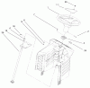 Toro 71225 (16-38HXL) - 16-38HXL Lawn Tractor, 2000 (200000001-200999999) Ersatzteile FIXED STEERING ASSEMBLY