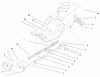 Toro 71225 (16-38HXL) - 16-38HXL Lawn Tractor, 2000 (200000001-200999999) Ersatzteile FRAME & BODY ASSEMBLY