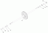 Toro 71225 (16-38HXL) - 16-38HXL Lawn Tractor, 2000 (200000001-200999999) Ersatzteile HYDRO TRANSAXLE ASSEMBLY #3