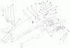 Toro 71225 (16-38HXL) - 16-38HXL Lawn Tractor, 2000 (200000001-200999999) Ersatzteile HYDRO TRANSAXLE CONTROLS ASSEMBLY