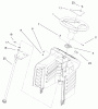 Toro 71227 (16-38HXL) - 16-38HXL Lawn Tractor, 2001 (210000001-210999999) Ersatzteile FIXED STEERING ASSEMBLY