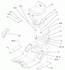 Toro 71227 (16-38HXL) - 16-38HXL Lawn Tractor, 2001 (210000001-210999999) Ersatzteile REAR BODY & SEAT ASSEMBLY