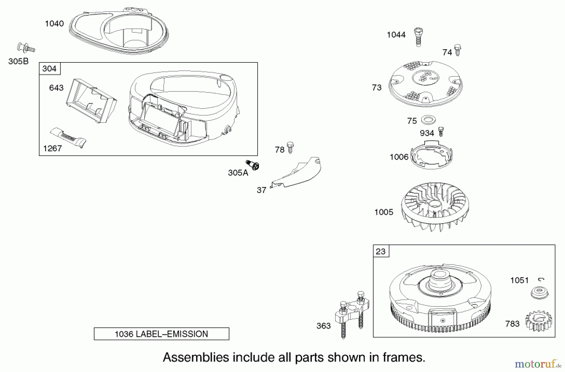 Toro Neu Mowers, Lawn & Garden Tractor Seite 1 71242 (16-38HXLE) - Toro 16-38HXLE Lawn Tractor, 2002 (220010001-220999999) BLOWER HOUSING ASSEMBLY BRIGGS AND STRATTON MODEL 286H77-0121-E1