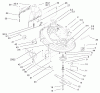 Toro 71242 (16-38HXLE) - 16-38HXLE Lawn Tractor, 2002 (220010001-220999999) Ersatzteile DECK ASSEMBLY