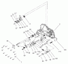 Toro 71242 (16-38HXLE) - 16-38HXLE Lawn Tractor, 2002 (220010001-220999999) Ersatzteile HOUSING AND BEARING ASSEMBLY