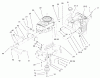 Toro 71242 (16-38HXLE) - 16-38HXLE Lawn Tractor, 2002 (220010001-220999999) Ersatzteile OHV ENGINE SYSTEM ASSEMBLY