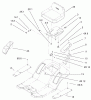 Toro 71242 (16-38HXLE) - 16-38HXLE Lawn Tractor, 2002 (220010001-220999999) Ersatzteile REAR BODY AND SEAT ASSEMBLY