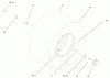 Toro 71242 (16-38HXLE) - 16-38HXLE Lawn Tractor, 2002 (220010001-220999999) Ersatzteile REAR WHEEL AND TIRE ASSEMBLY