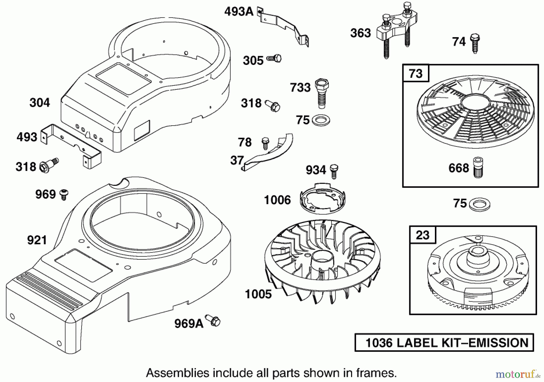  Toro Neu Mowers, Lawn & Garden Tractor Seite 1 71228 (17-44HXL) - Toro 17-44HXL Lawn Tractor, 2001 (210000001-210999999) BLOWER HOUSING ASSEMBLY ENGINE BRIGGS AND STRATTON MODEL 312777-0128-E1