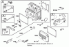 Toro 71228 (17-44HXL) - 17-44HXL Lawn Tractor, 2001 (210000001-210999999) Ersatzteile CYLINDER HEAD ASSEMBLY ENGINE BRIGGS AND STRATTON MODEL 312777-0128-E1