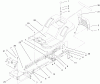 Toro 71228 (17-44HXL) - 17-44HXL Lawn Tractor, 2001 (210000001-210999999) Ersatzteile FRAME AND BODY ASSEMBLY