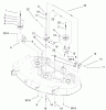 Toro 71228 (17-44HXL) - 17-44HXL Lawn Tractor, 2001 (210000001-210999999) Ersatzteile IDLER AND BRAKE ASSEMBLY